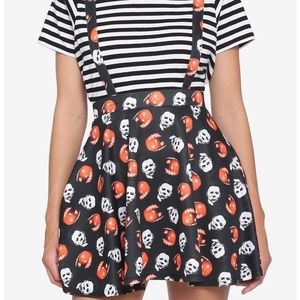 hot topic halloween michael myers suspender skirt